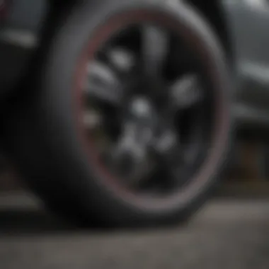 Close-up view of fuel rims demonstrating robust performance specifications