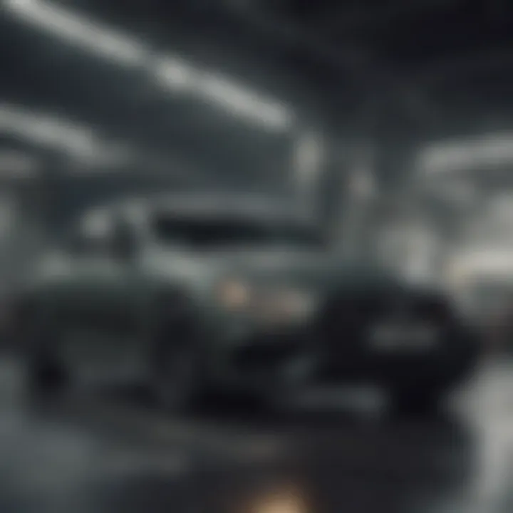 A future concept of advanced car diagnostic tools, illustrating potential innovations in the automotive industry.