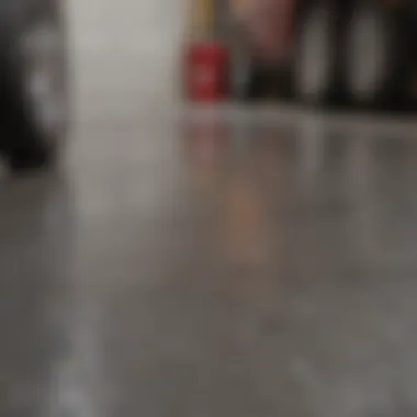 Before and After: Garage Floor Paint Transformation Before and after comparison of garage floor paint application