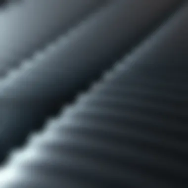 Close-up of Carbon Pro material highlighting its texture