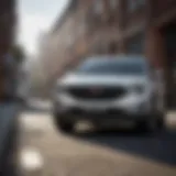 GMC Terrain front view showcasing sleek design