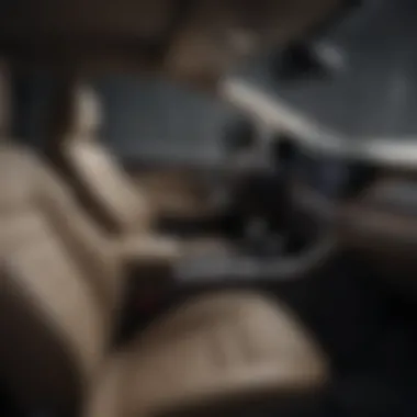 Interior cabin of the 2022 GMC Terrain highlighting modern features.