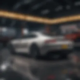 Showroom of Golden Circle Auto Group featuring diverse models