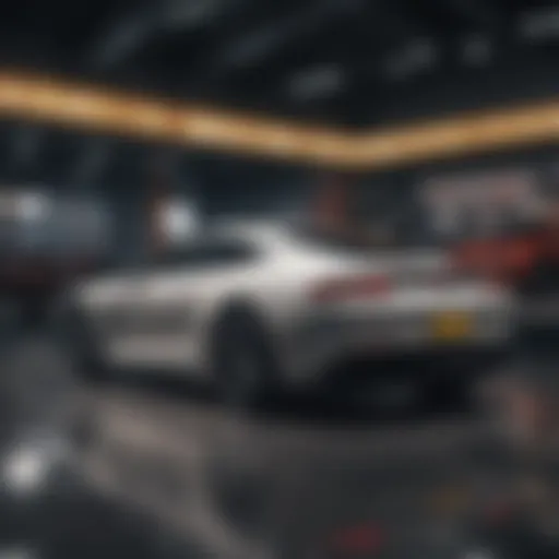 Showroom of Golden Circle Auto Group featuring diverse models