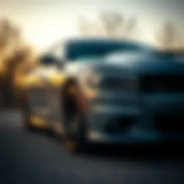 Sleek exterior of the Grey Dodge Charger SXT