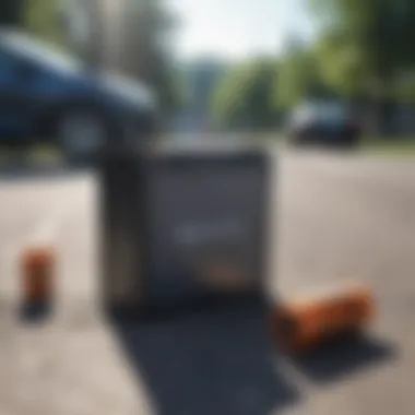 Properly connected car battery