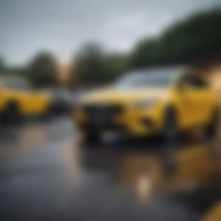 A Hertz Local Edition vehicle ready for rental highlighting regional branding.