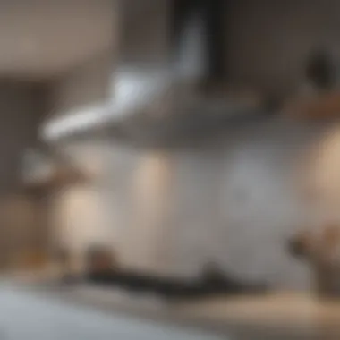 Sleek design of Home Beyond range hood showcasing modern aesthetics.