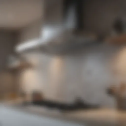 Sleek design of Home Beyond range hood showcasing modern aesthetics.