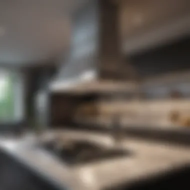 Installation guide of Home Beyond range hood showcasing essential components.