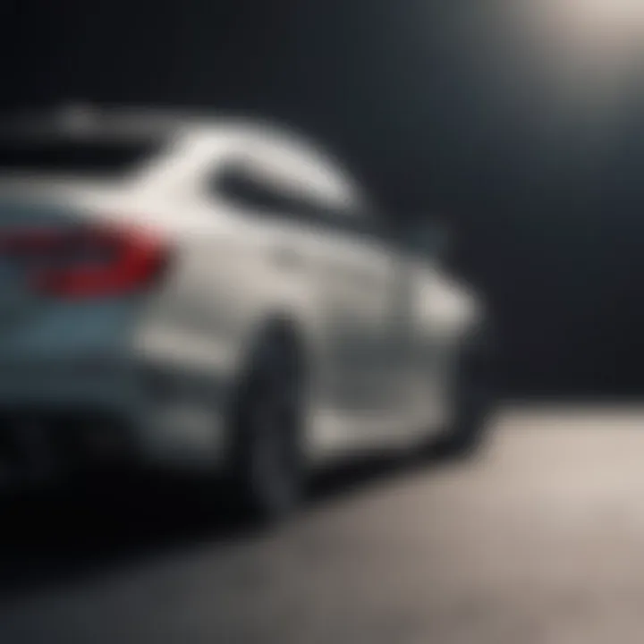 Sleek profile of the Honda Accord highlighting its aerodynamic shape.