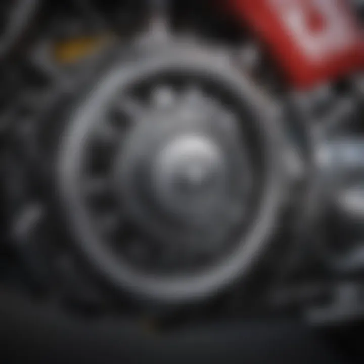 Close-up of the Honda R Series engine showcasing its engineering sophistication
