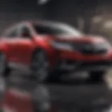 Stylish front view of Honda RDX showcasing its modern design