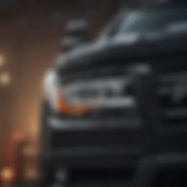 Detailed look at Honda Ridgeline windshield wiper components and mechanism.