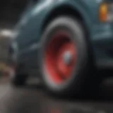 Truck tire specifications including width and aspect ratio.