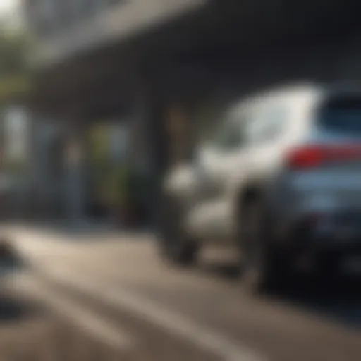 Hyundai Santa Fe showcasing its bold exterior design