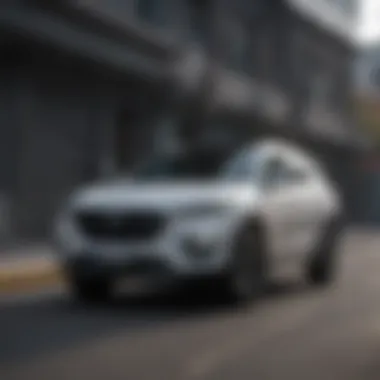 Hyundai Tucson highlighting its sleek contours