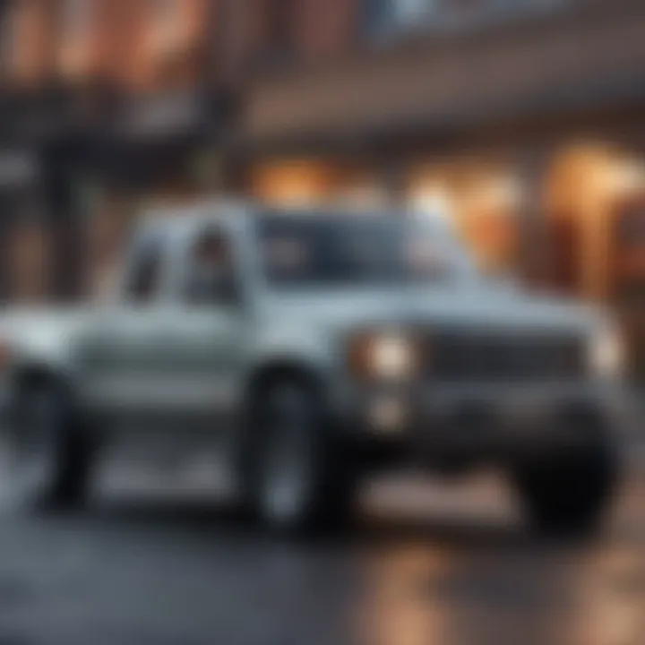 Comparison of various small pickup truck models and their dimensions