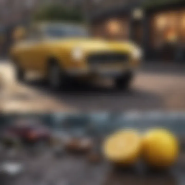 Infographic illustrating the impact of purchasing a lemon vehicle