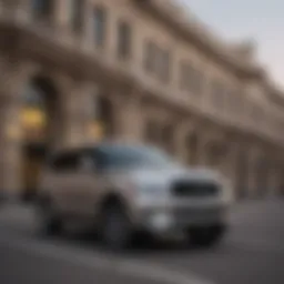 Elegant exterior design of the 2011 Infiniti QX80