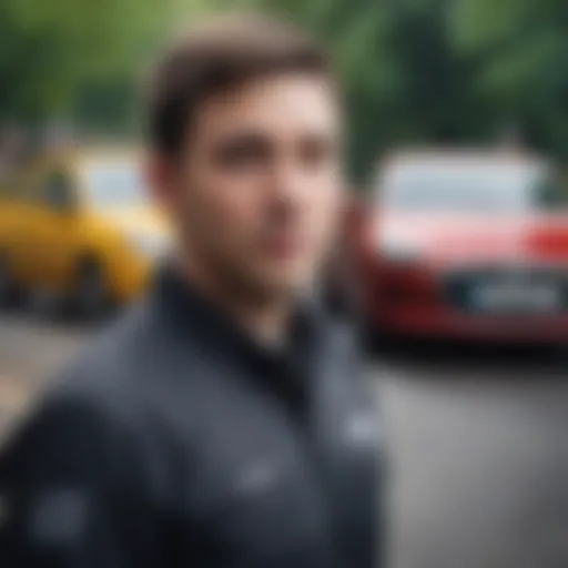 A learner driver reviewing insurance options
