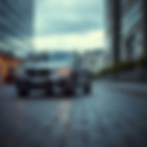 BMW X1 in a city setting