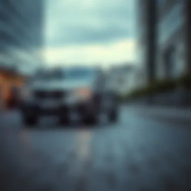 BMW X1 in Urban Environment BMW X1 in a city setting