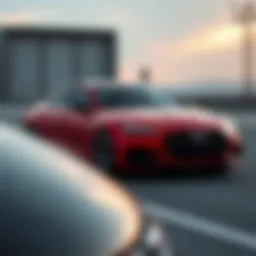 Audi vehicle showcasing advanced design