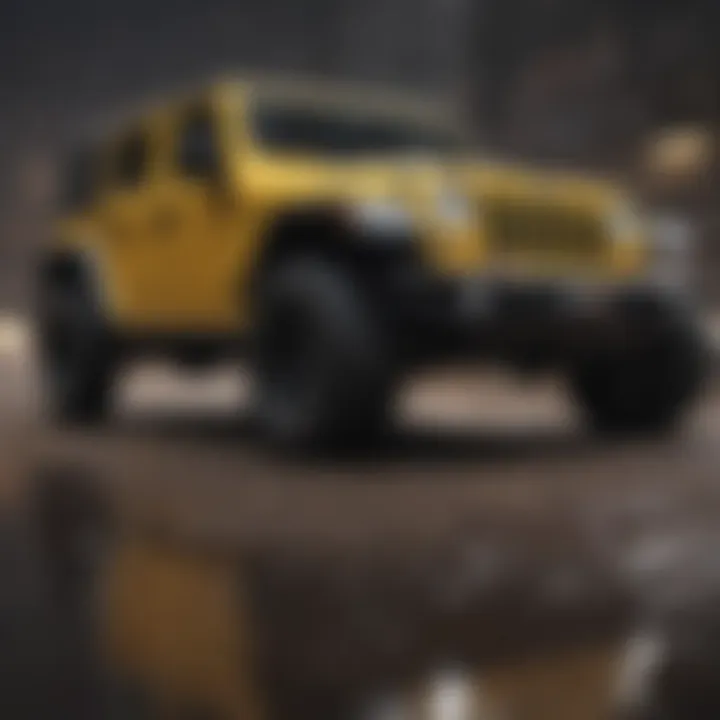 Comparison chart of different Jeep models and their features