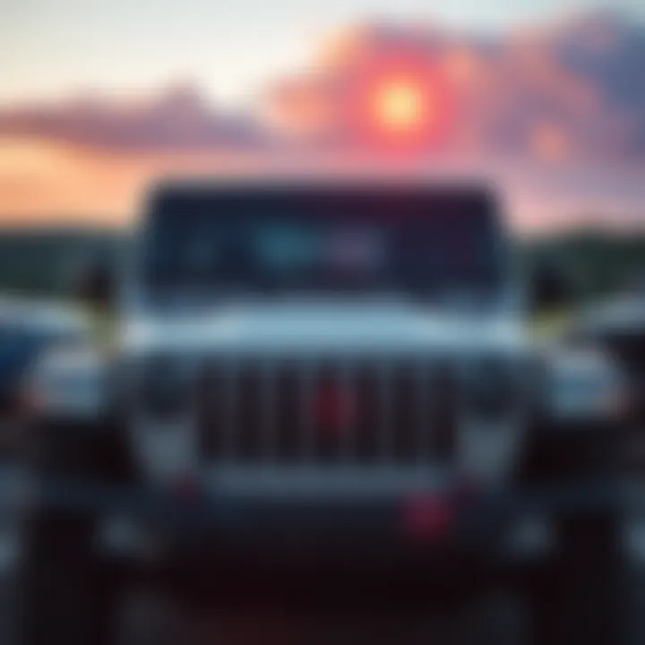 Comparison of half doors compatibility across various Jeep models