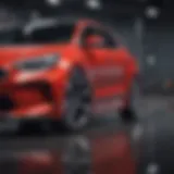 Innovative design concept of a Kia vehicle