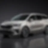 Side view of the Kia Carnival showcasing its modern design and spacious interior