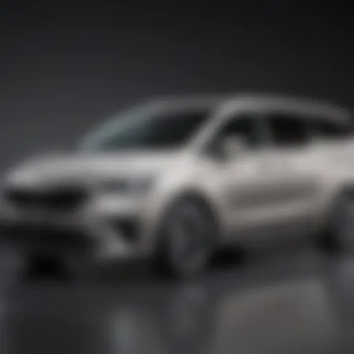 Side view of the Kia Carnival showcasing its modern design and spacious interior