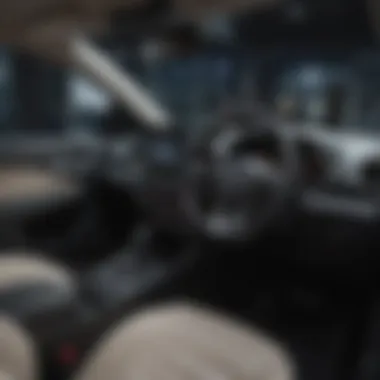 Interior of Kia Sportage displaying advanced technology features