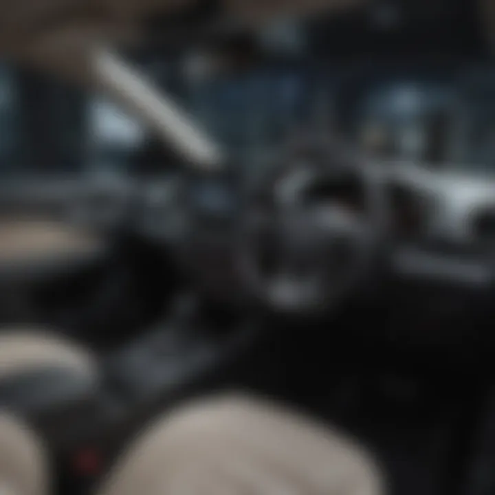 Interior of Kia Sportage displaying advanced technology features