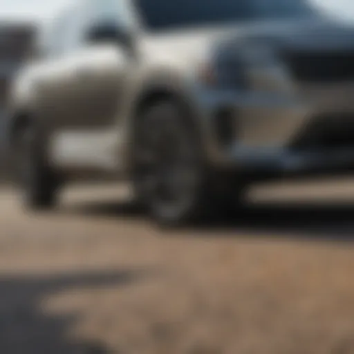 Sleek front view of the Kia Telluride showcasing its modern design