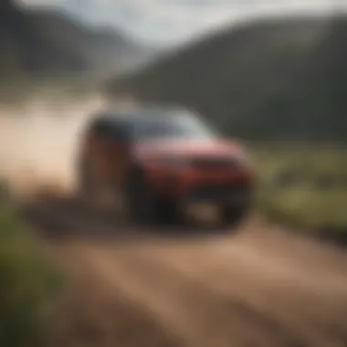 Off-Road Performance of the Discovery Sport SE Off-road capabilities demonstrated by the 2016 Land Rover Discovery Sport SE on rugged terrain