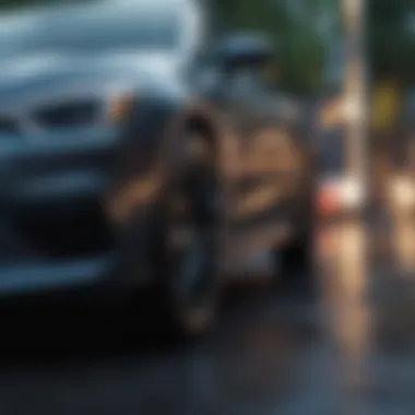 Legal Considerations in Car Purchases Visual representation of legal aspects of a car purchase agreement