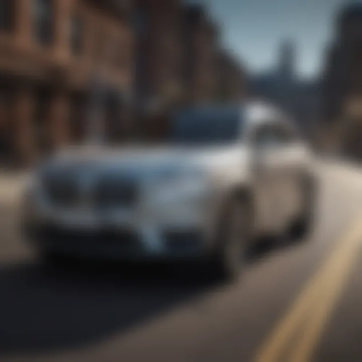Lincoln Crossover Hybrid in action demonstrating its performance on the road