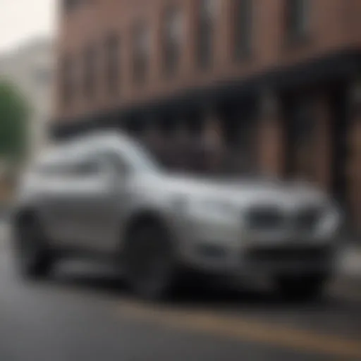 Sleek exterior design of the Lincoln Crossover Hybrid showcasing its modern aesthetics