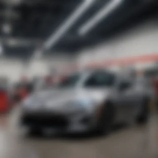 Exterior view of Longo Toyota Body Shop showcasing modern facilities