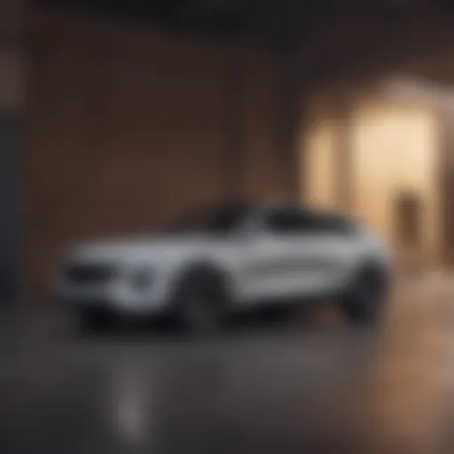 The sleek design of the Cadillac Lyriq electric vehicle