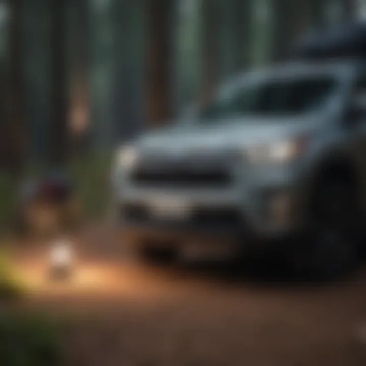 Maintenance tips for tent attachment on Toyota Highlander
