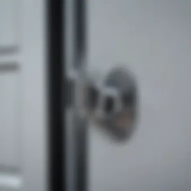 Understanding Car Door Locks Close-up of a car door lock mechanism