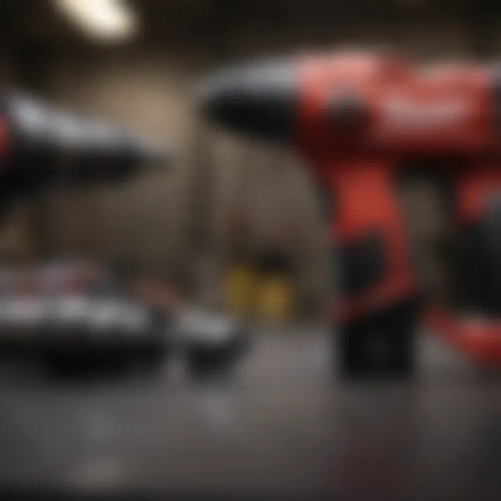 Comparison chart of Milwaukee screw gun and similar tools