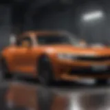 A detailed comparison table showcasing various car models and features