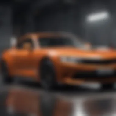 A detailed comparison table showcasing various car models and features