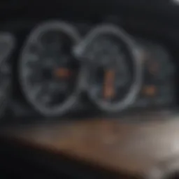 A close-up of a car's dashboard highlighting the loan details.