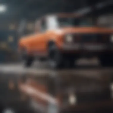 An overview of a successful vehicle pick-up showcasing a satisfied buyer.