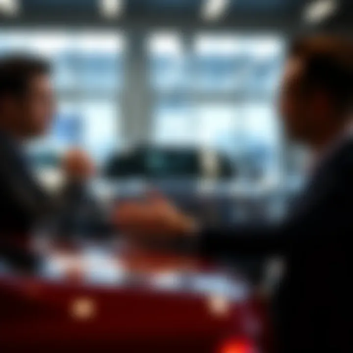 A negotiation meeting focused on finalizing a sale agreement